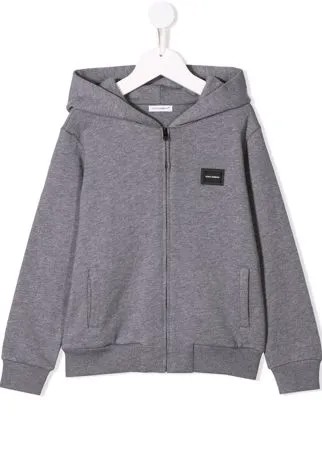 Dolce & Gabbana Kids толстовка на молнии с капюшоном