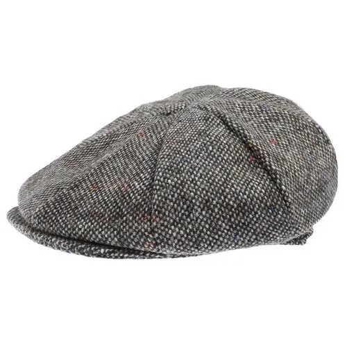 Кепка HANNA HATS арт. Eight Panel 95B2 (серый / черный), размер 61