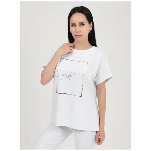 Футболка VITACCI TSWV922-02 женский белый 95% хлопок, 5% эластан 48-50 (XL
