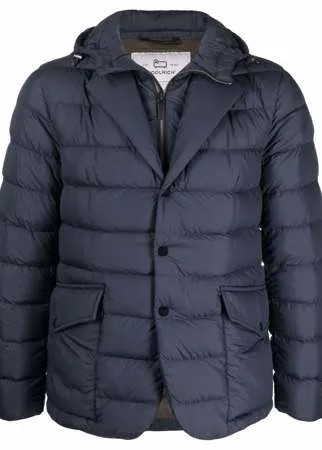 Woolrich пуховик с капюшоном