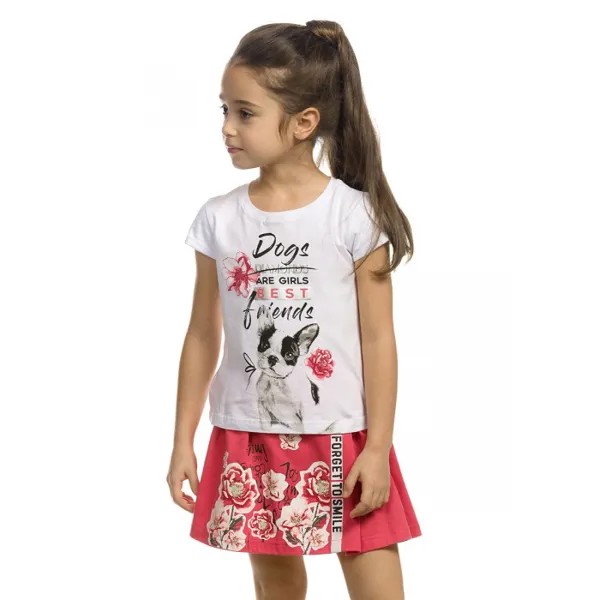 Pelican Комплект для девочек (футболка, юбка) GFATS3157