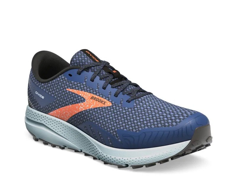 Кроссовки Brooks Divide 4 Trail, темно-синий/оранжевый