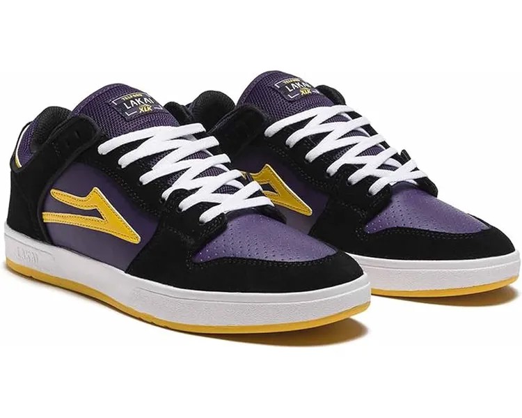 Кроссовки Lakai Telford Low, цвет Black/Grape Suede