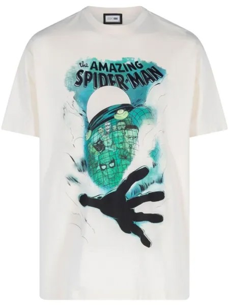 KITH x Marvel Mysterio Spiderman Винтажная футболка, белый