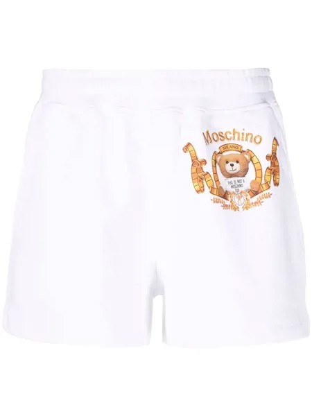 Moschino шорты Teddy Bear из органического хлопка