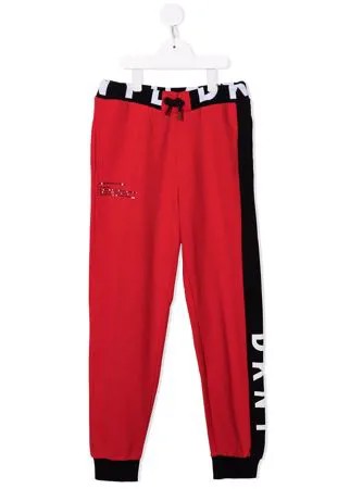 Dkny Kids спортивные брюки с логотипом