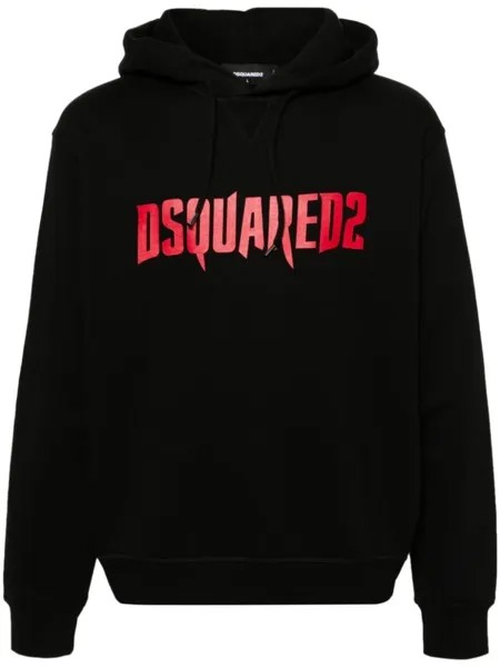 Dsquared2 худи с логотипом, черный