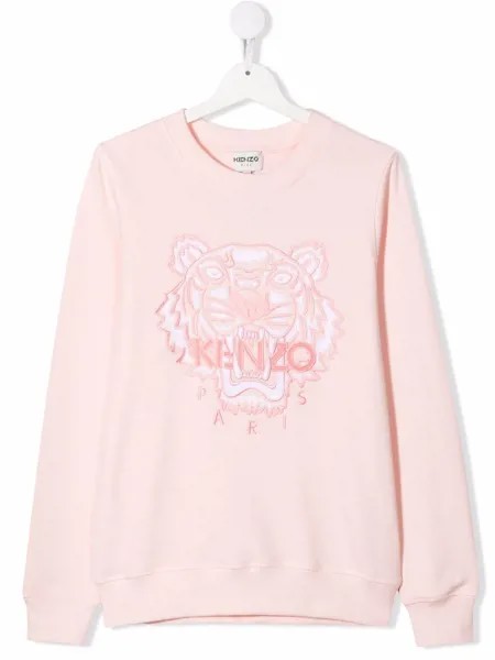 Kenzo Kids толстовка с вышитым логотипом