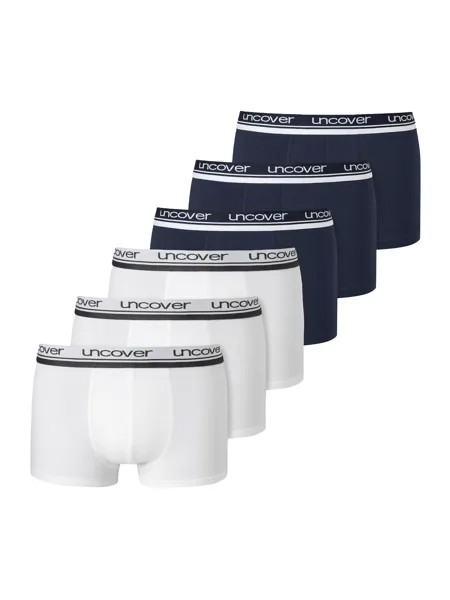 Боксеры Schiesser Boxershorts Uncover, цвет weiss-blau