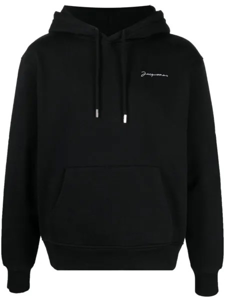 Jacquemus худи Le Sweatshirt Brod?, черный