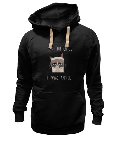 Худи унисекс Printio Котейка черное 2XL
