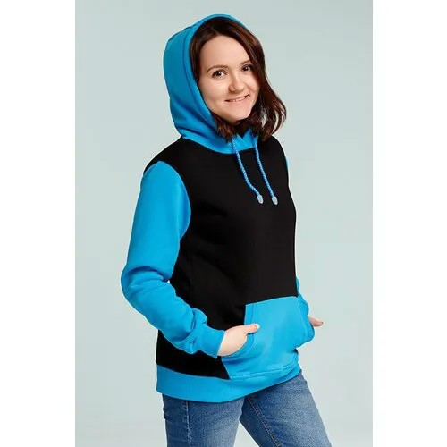 Толстовка Магазин Толстовок, размер 2XL-48-50-Woman-(Женский), , бирюзовый