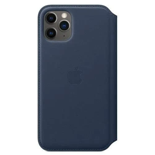 Чехол для Apple iPhone 11 Pro Leather Folio Deep Sea Blue