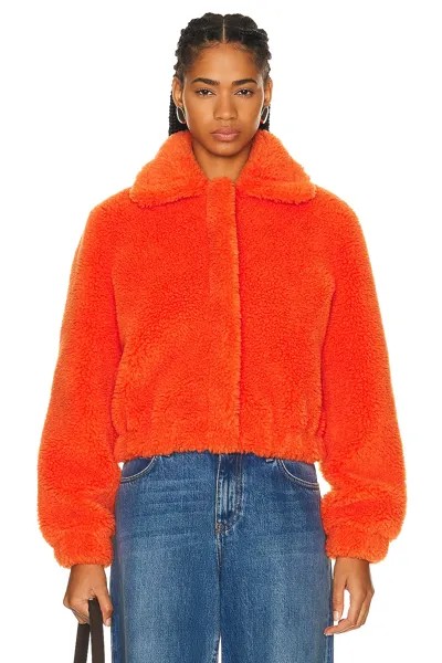 Куртка Moschino Jeans Teddy, оранжевый