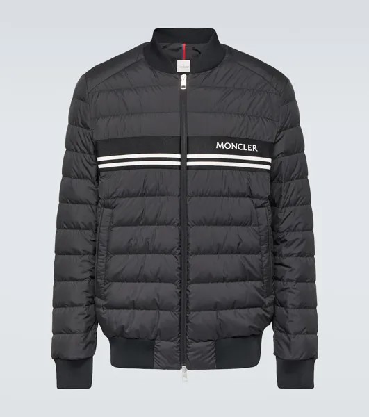 Стеганый пуховик mounier Moncler, черный