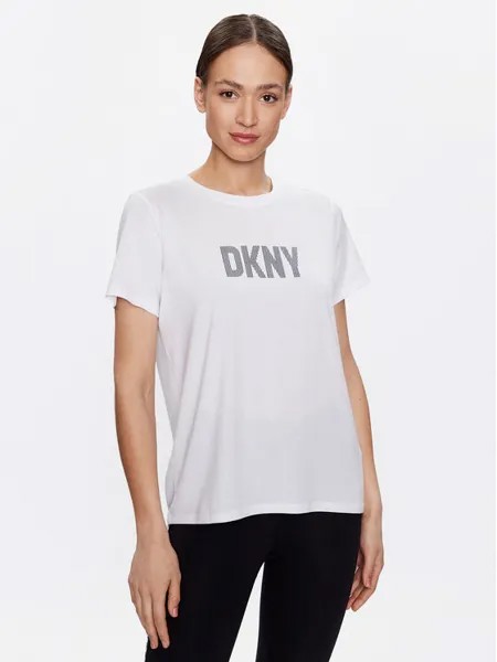 Футболка классического кроя Dkny Sport, белый