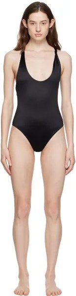 Слитный купальник Medusa черного цвета Versace Underwear