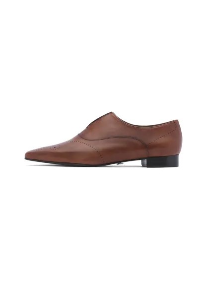 Слипоны Smithson Oxford Lottusse, коричневый