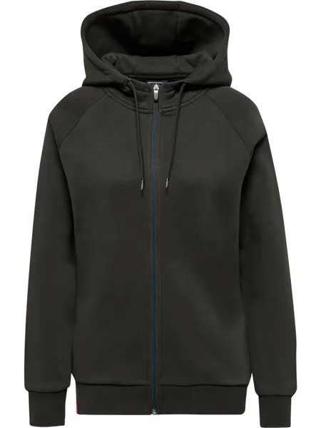 Толстовка Hummel Hoodie Hmlred Heavy Zip Hoodie Woman, цвет RAVEN