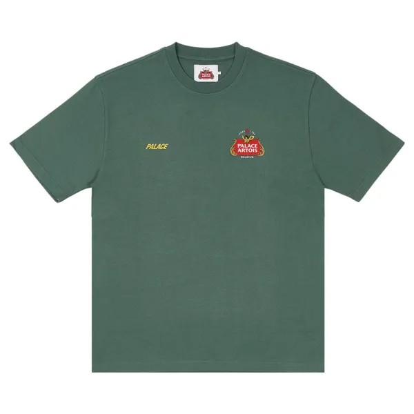 Футболка Palace x Stella Artois T-Shirt, цвет Bottle Green