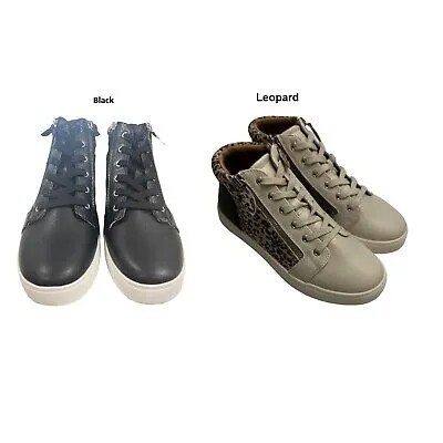 Dolce Vita Женские модные кроссовки Alexx High Top с искусственной шнуровкой и молнией