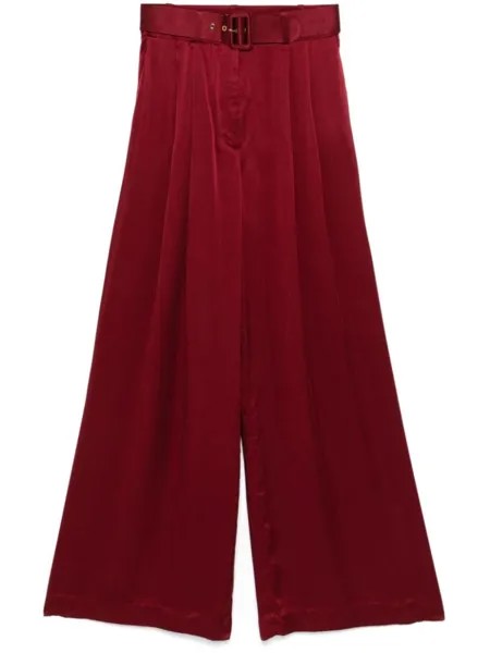 ZIMMERMANN шелковые брюки палаццо, красный