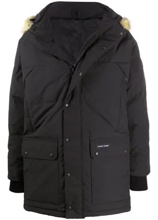 Canada Goose стеганый пуховик с мехом