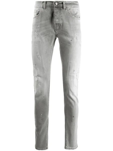 Frankie Morello джинсы скинни с эффектом потертости и заниженной талией