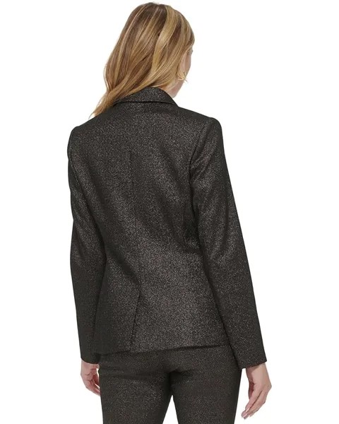 Блейзер Tommy Hilfiger One-Button Shine Blazer, цвет Black/Bronze