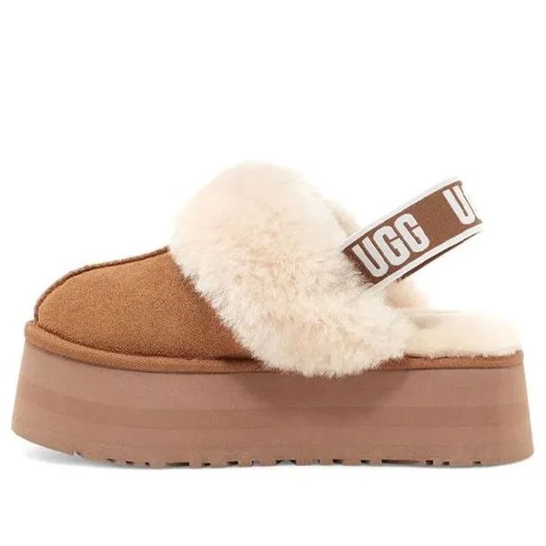 Тапочки (WMNS) UGG Funkette Slipper 'Brown', коричневый