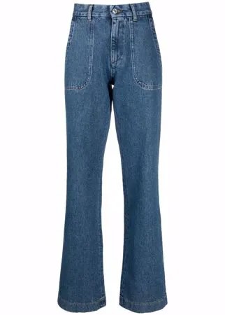 A.P.C. широкие джинсы с завышенной талией