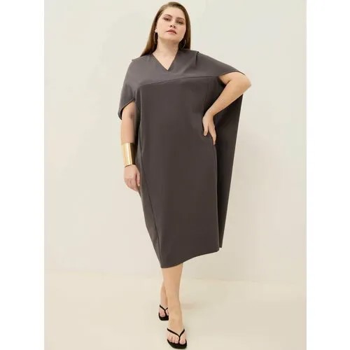 Платье LeSsiSmORE, размер 50/52, серый