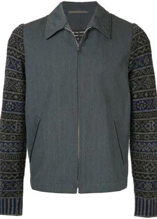 Comme Des Garçons Pre-Owned пиджак с контрастными рукавами