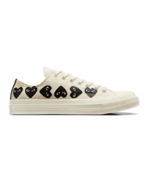 Кроссовки Chuck 70 с несколькими сердечками Comme Des Garçons, бежевый