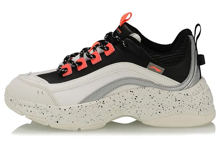 LINING Aurora WindWalker Lifestyle Shoes Women's Low-top Black/white/red