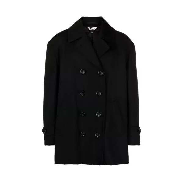 Пальто zweireihiger unisex mantel black black Comme des Garçons, черный