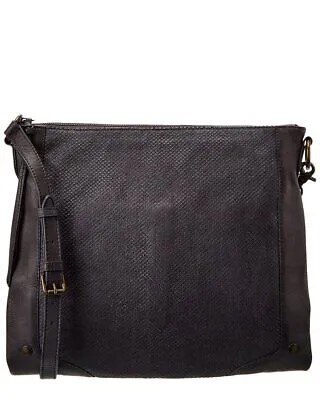 Женская кожаная сумка-хобо с вышивкой Frye Shiloh, серая