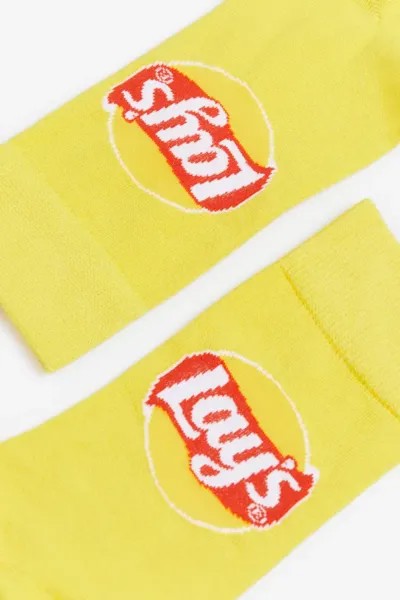 Носки с мотивом H&M, желтый