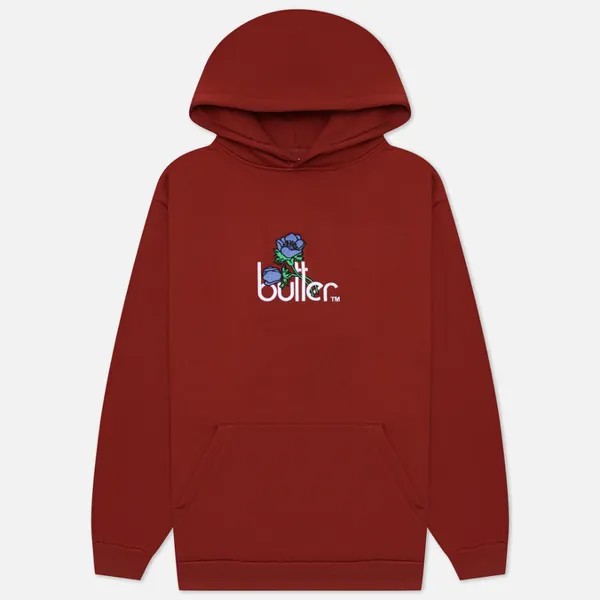 Мужская толстовка Butter Goods Windflowers Hoodie бордовый, Размер L