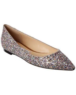 Женские туфли на плоской подошве с блестками Jimmy Choo Romy 35