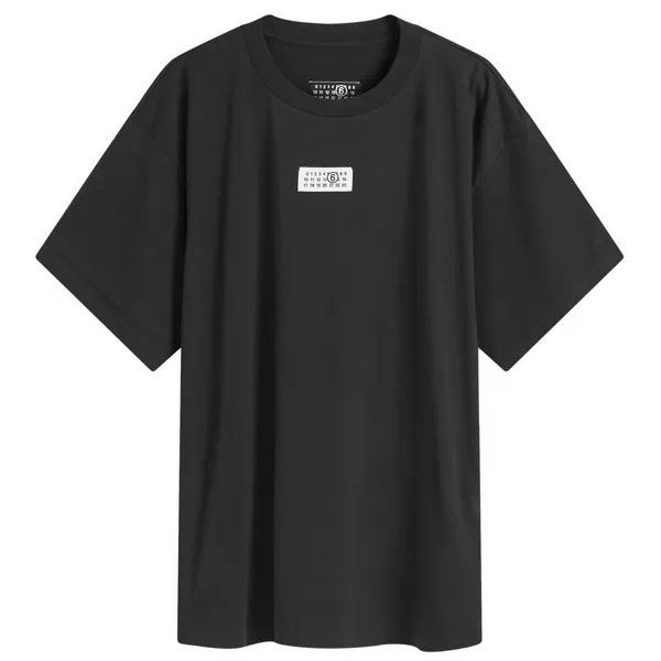 Свитер Mm6 Maison Margiela Number Label T-Shirt, черный