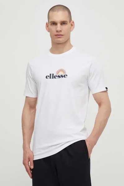 Хлопковая футболка Trea T-Shirt Ellesse, белый