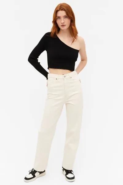 Джинсы женские Monki 1119078003 белые 33/28 (доставка из-за рубежа)