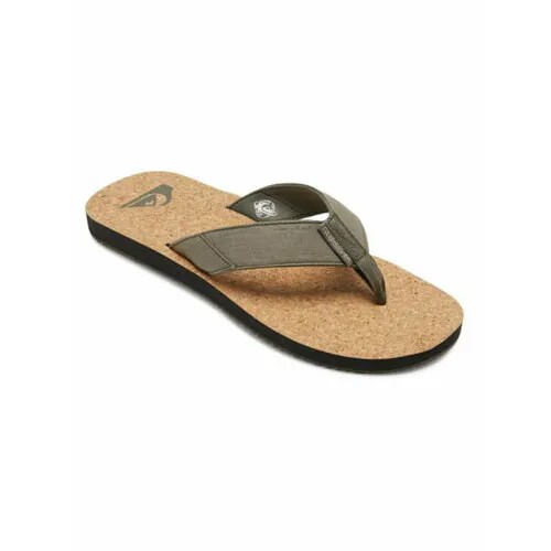 Шлепанцы Quiksilver, размер 8(41), хаки
