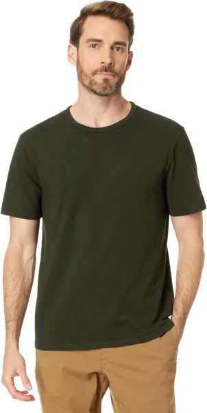Футболка Vince Garment Dye Short Sleeve Crew, цвет Washed Moss Green
