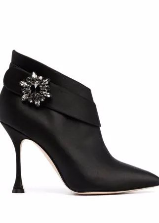 Manolo Blahnik декорированные ботильоны Danka