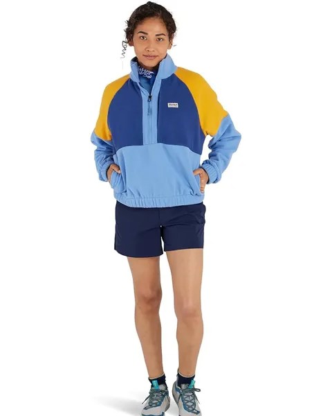 Куртка Marmot Retro Rocklin 1/2 Zip, цвет Blue Bonnet/Twilight/Golden Sun