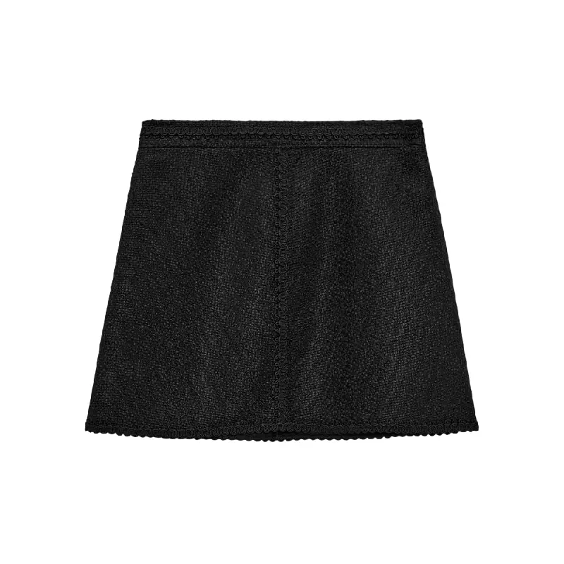 Юбка Zara Flared Mini, черный