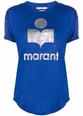 Isabel Marant Étoile футболка Koldi с логотипом
