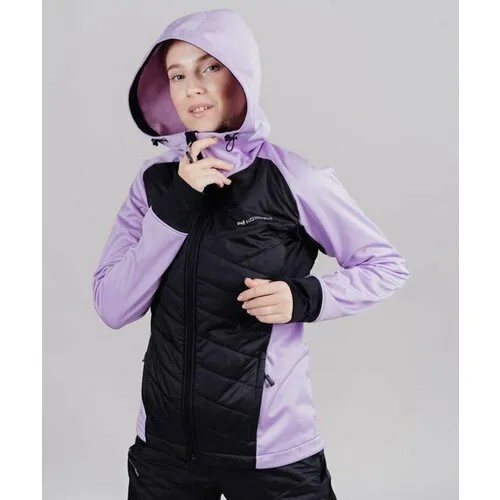 Куртка Nordski Hybrid Hood, размер 44, фиолетовый